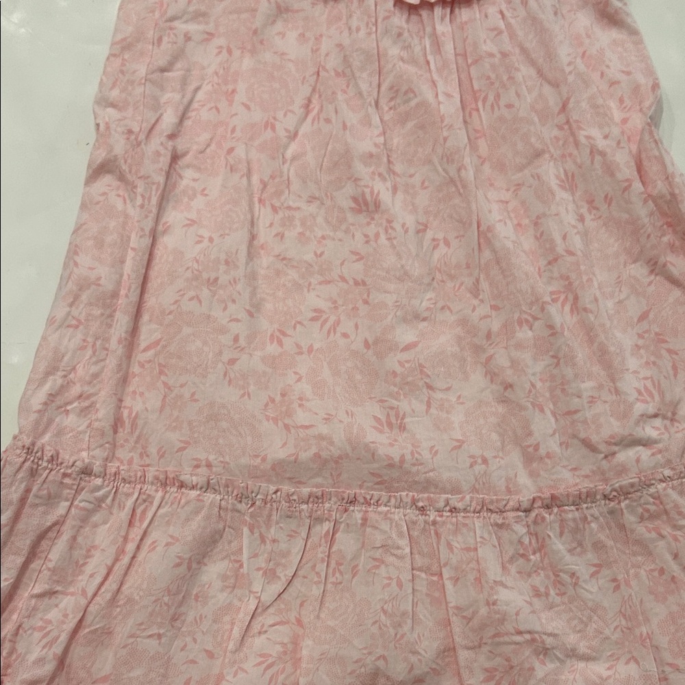 Janie and Jack Pink Floral Ruffle Dress - Picture 3 of 5